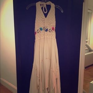 Vintage Hippie Halter Dress